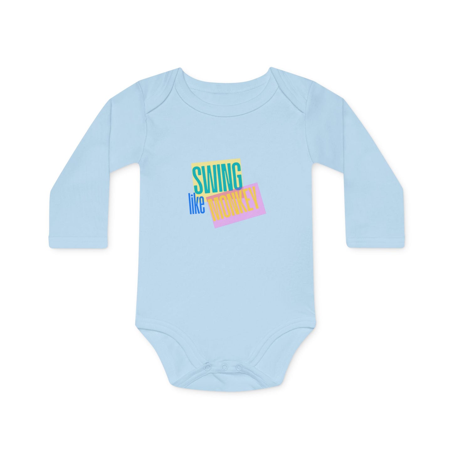 Cheeky Monkey Organic Baby Bodysuit – Eco-Friendly & Playfully Adorable