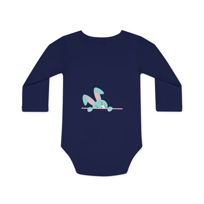 Adorable Bunny Organic Baby Bodysuit – Soft, Sustainable & Stylish