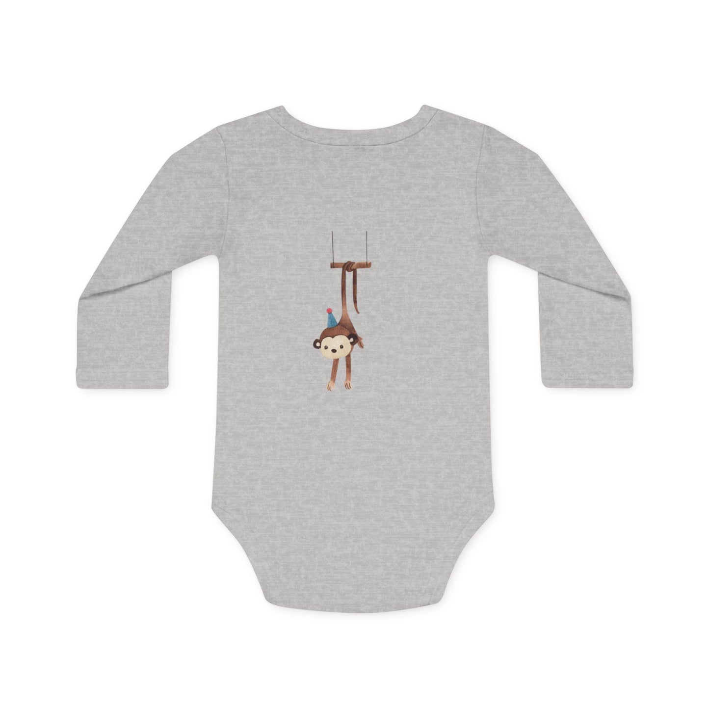 Cheeky Monkey Organic Baby Bodysuit – Eco-Friendly & Playfully Adorable