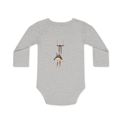 Cheeky Monkey Organic Baby Bodysuit – Eco-Friendly & Playfully Adorable