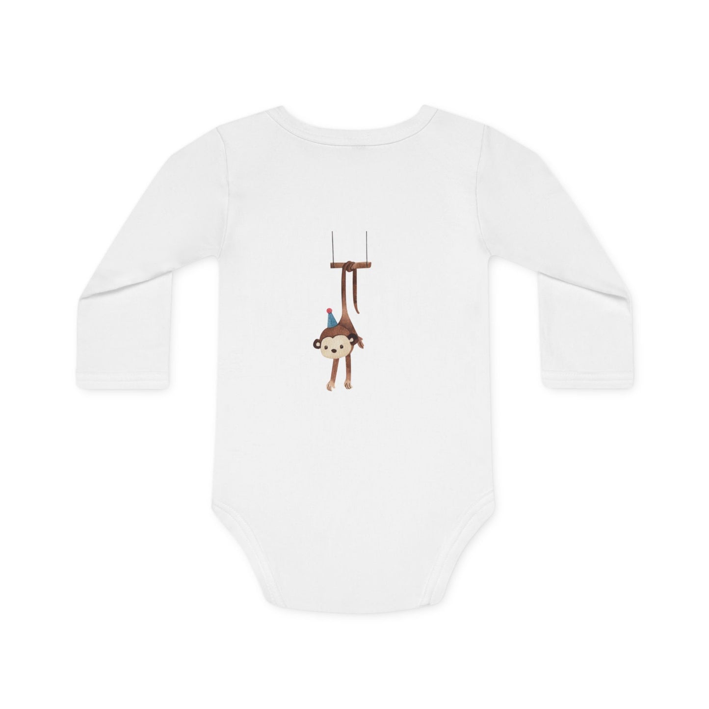 Cheeky Monkey Organic Baby Bodysuit – Eco-Friendly & Playfully Adorable