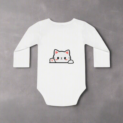 Purrfect Kitty Organic Baby Bodysuit – Soft, Sustainable & Meow-tastic