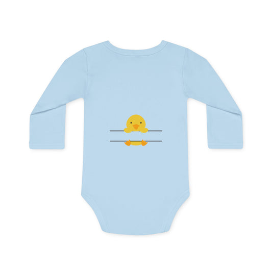 Quacktastic Duck Organic Baby Bodysuit – Sustainable & Adorably Fun