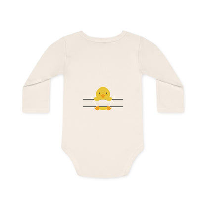 Quacktastic Duck Organic Baby Bodysuit – Sustainable & Adorably Fun