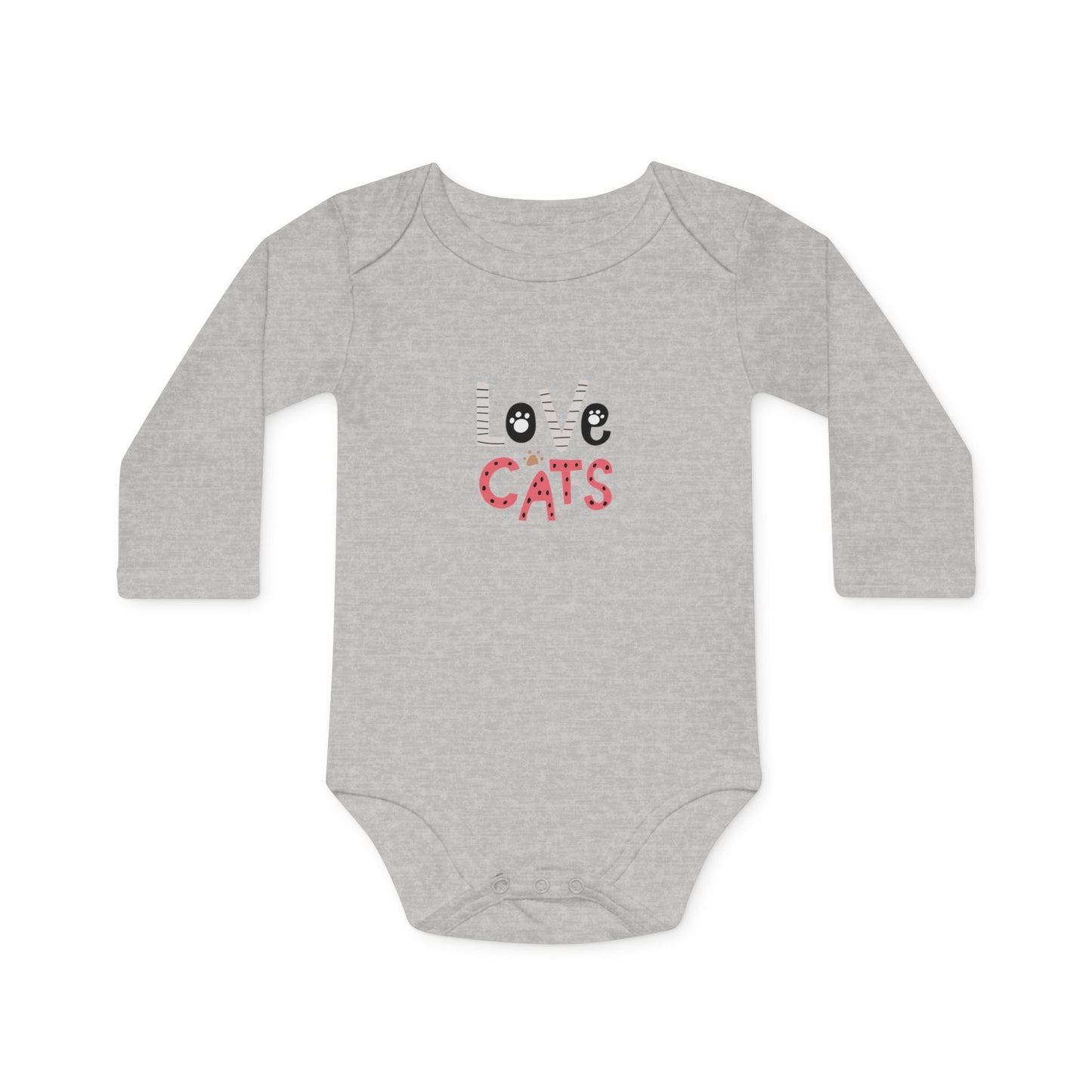 Purrfect Kitty Organic Baby Bodysuit – Soft, Sustainable & Meow-tastic