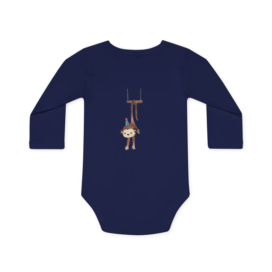 Cheeky Monkey Organic Baby Bodysuit – Eco-Friendly & Playfully Adorable