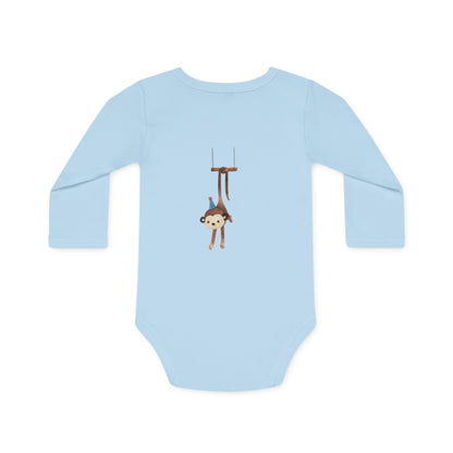 Cheeky Monkey Organic Baby Bodysuit – Eco-Friendly & Playfully Adorable