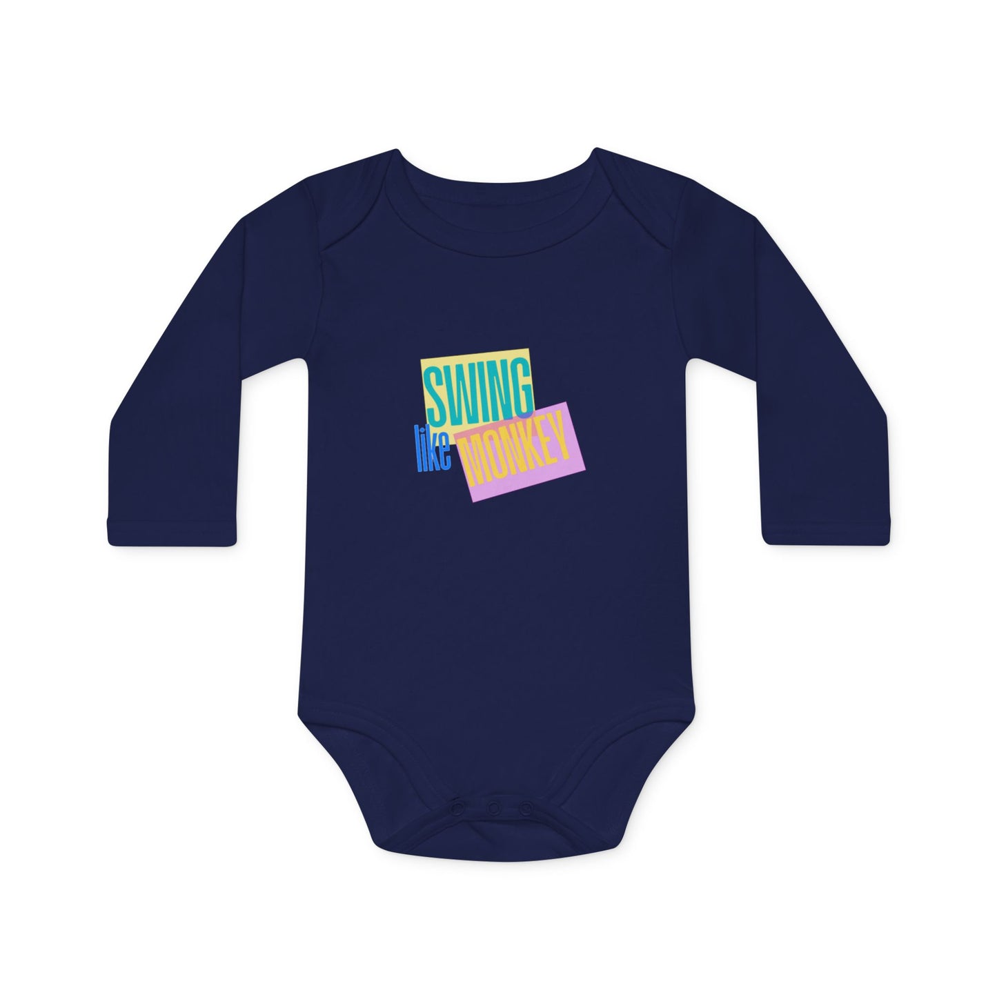 Cheeky Monkey Organic Baby Bodysuit – Eco-Friendly & Playfully Adorable