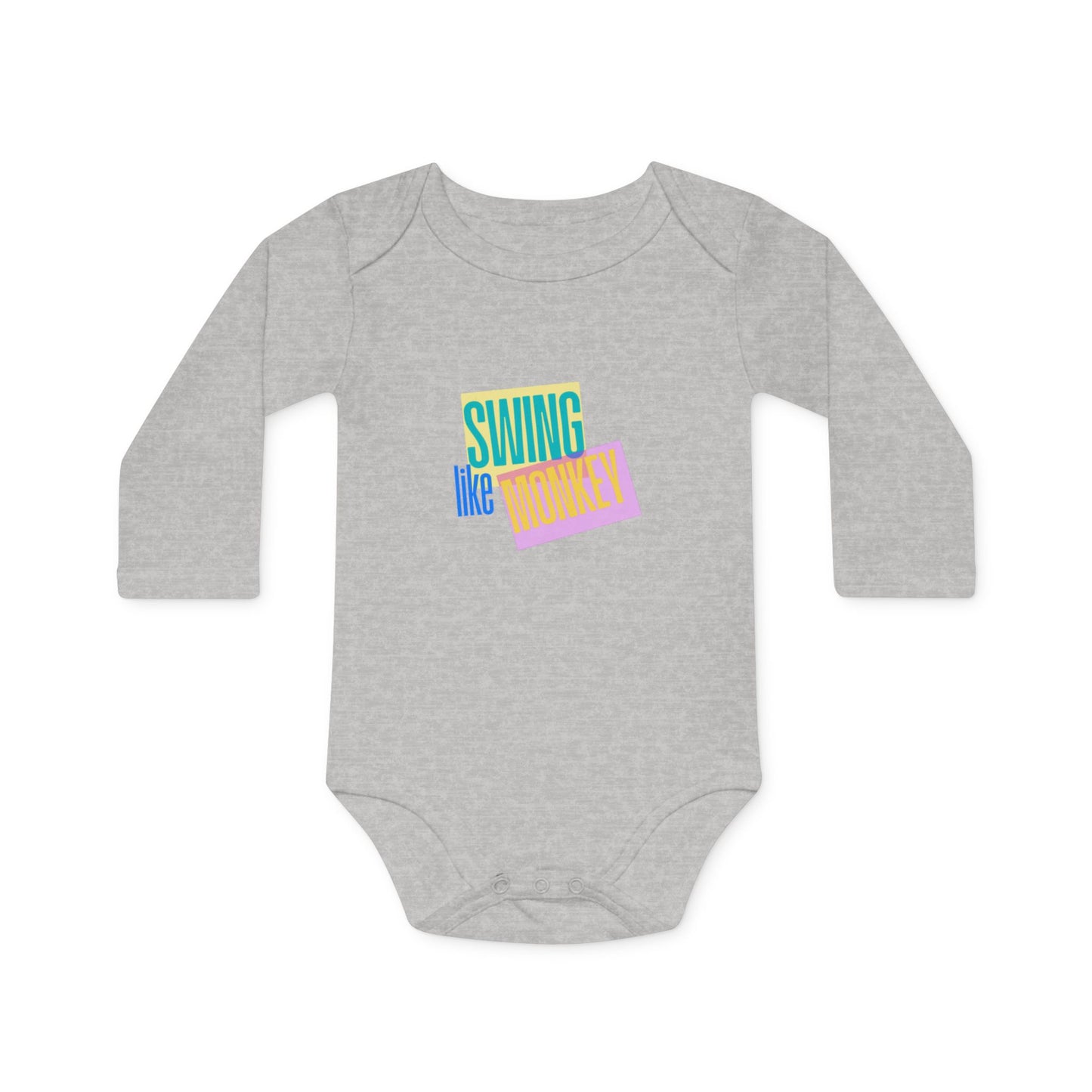 Cheeky Monkey Organic Baby Bodysuit – Eco-Friendly & Playfully Adorable