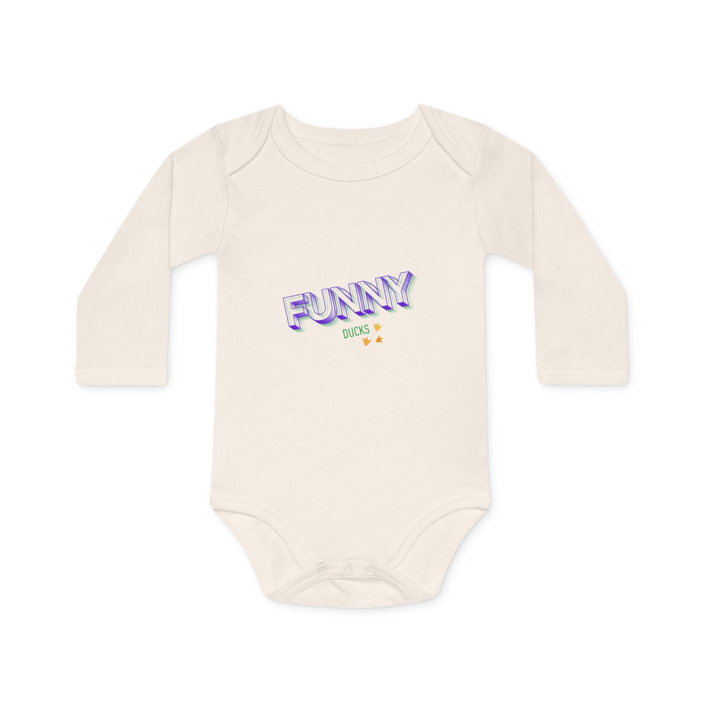 Quacktastic Duck Organic Baby Bodysuit – Sustainable & Adorably Fun