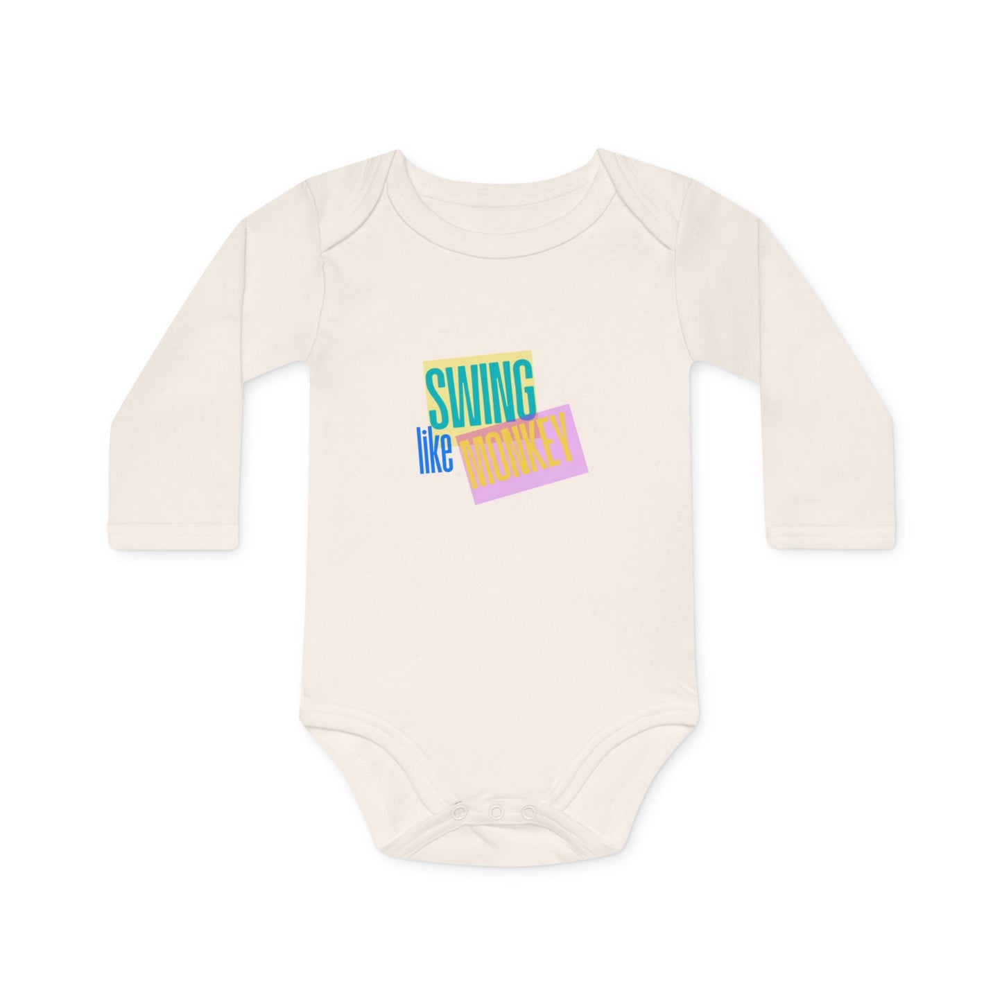 Cheeky Monkey Organic Baby Bodysuit – Eco-Friendly & Playfully Adorable