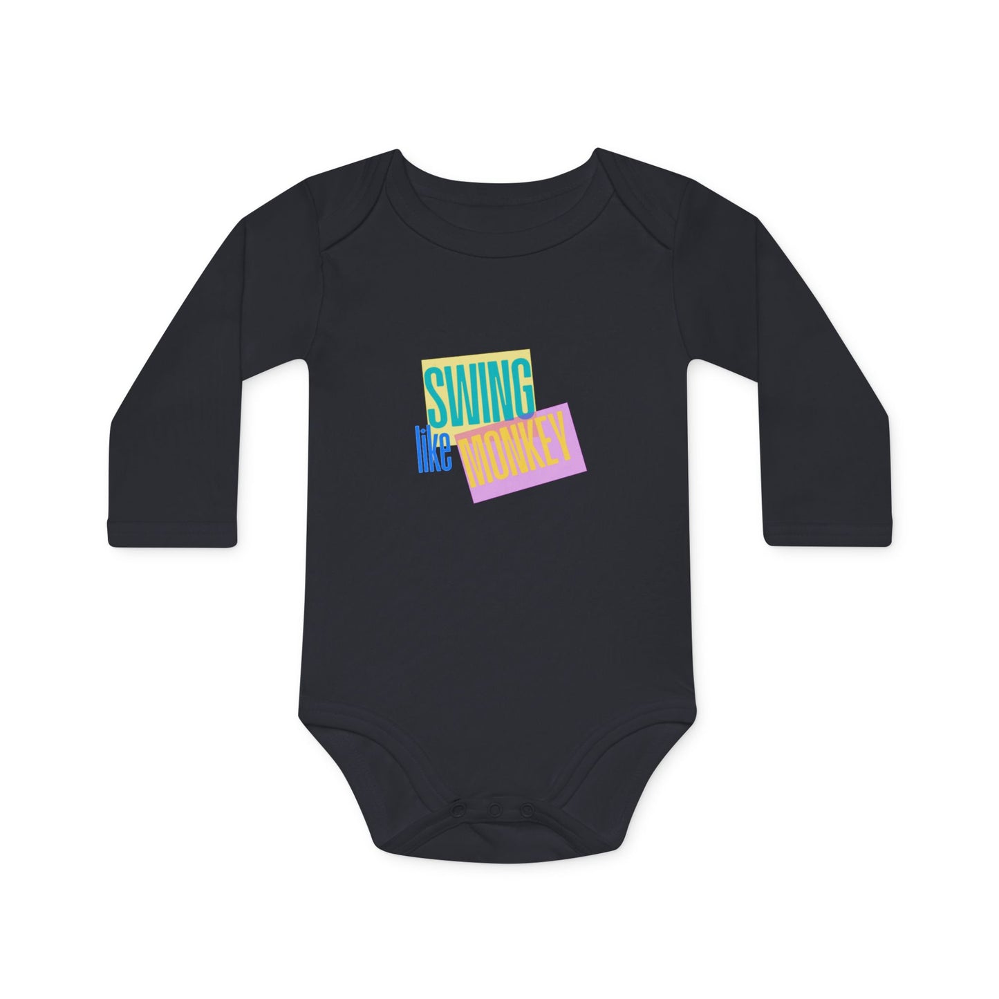 Cheeky Monkey Organic Baby Bodysuit – Eco-Friendly & Playfully Adorable