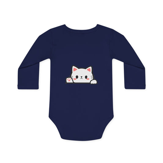 Purrfect Kitty Organic Baby Bodysuit – Soft, Sustainable & Meow-tastic