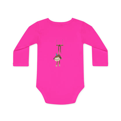 Cheeky Monkey Organic Baby Bodysuit – Eco-Friendly & Playfully Adorable