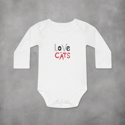 Purrfect Kitty Organic Baby Bodysuit – Soft, Sustainable & Meow-tastic