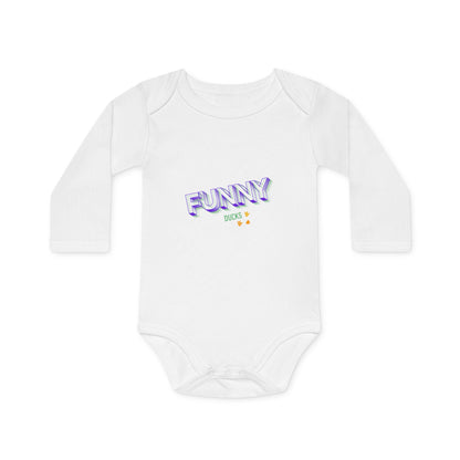 Quacktastic Duck Organic Baby Bodysuit – Sustainable & Adorably Fun