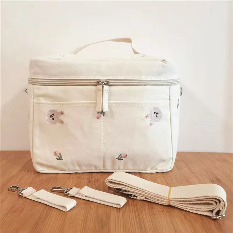 Waterproof Baby Bottle Cooler & Stroller Organizer Bag