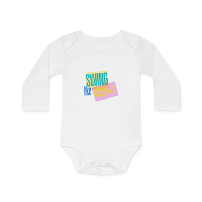 Cheeky Monkey Organic Baby Bodysuit – Eco-Friendly & Playfully Adorable