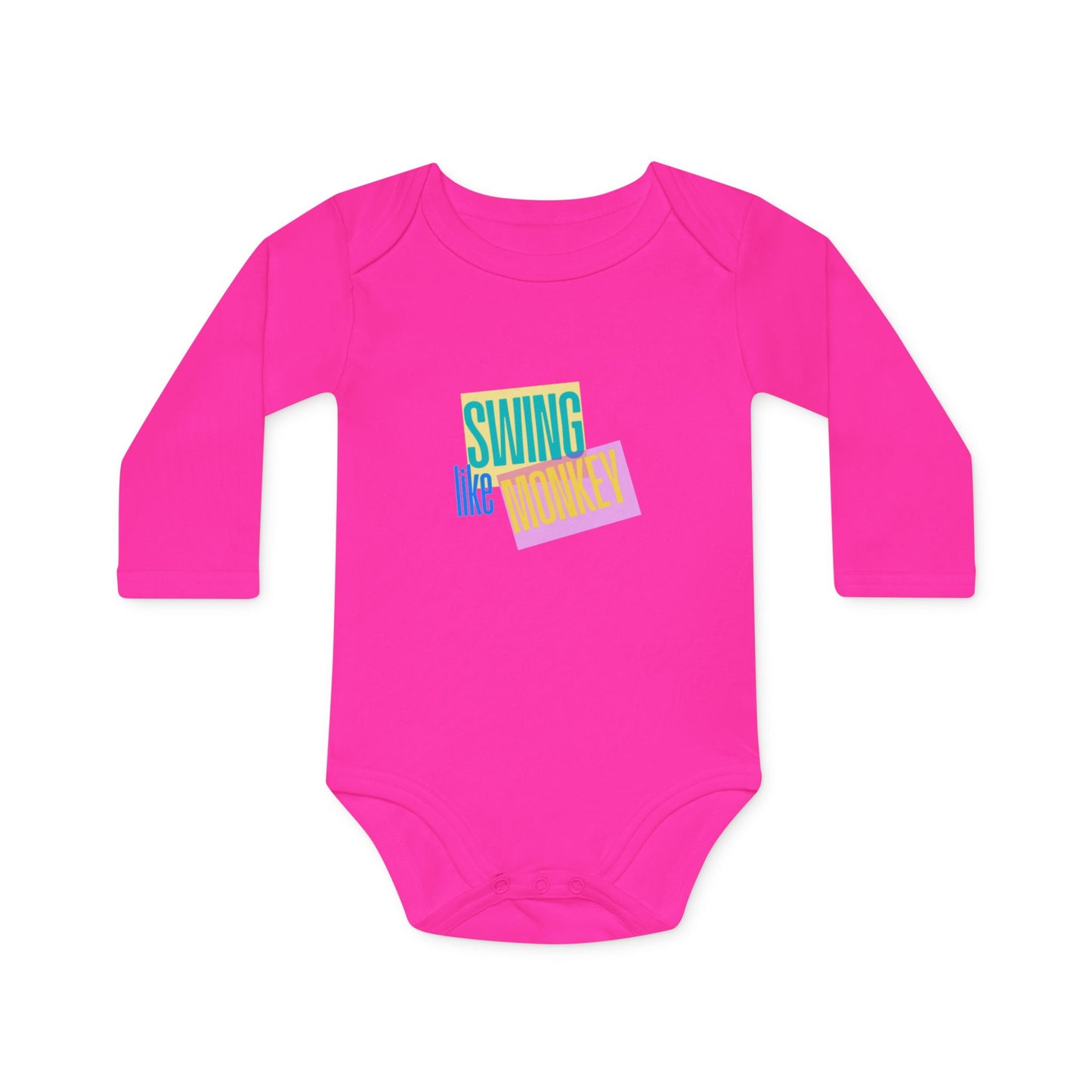 Cheeky Monkey Organic Baby Bodysuit – Eco-Friendly & Playfully Adorable