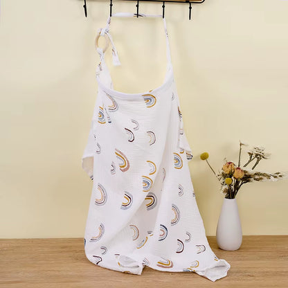 Breathable Cotton Nursing Cover – Baby Blanket & Privacy Apron