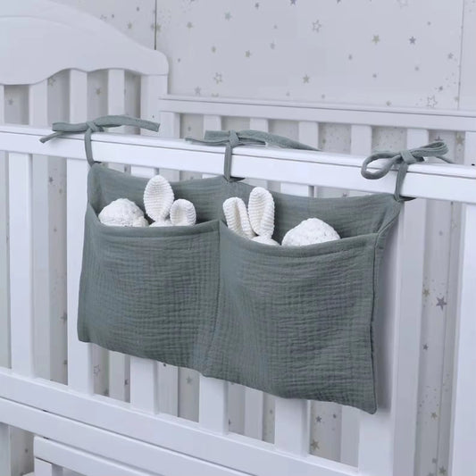 Portable Crib Organizer – Diaper Bag & Newborn Storage